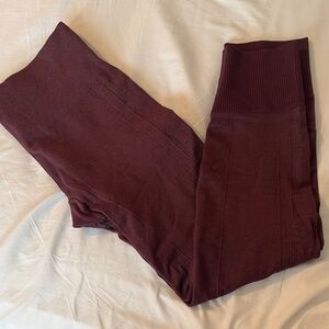 Burgundy Leggings